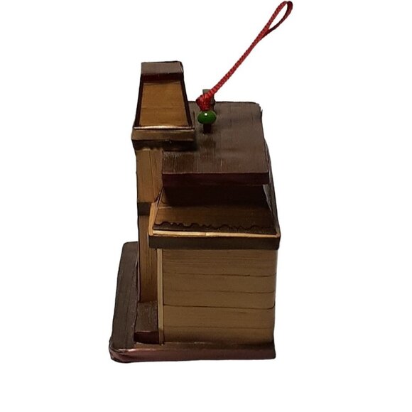 Vintage Straw House Christmas Ornament Preservation Society Newport County 1987 - Picture 4 of 5